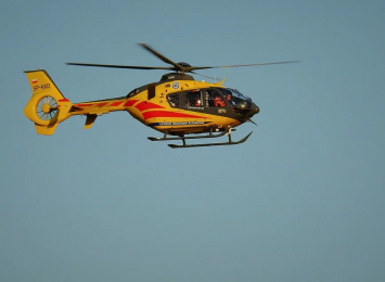 W Szczejkowicach lądował helikopter LPR. To był wypadek przy pracy