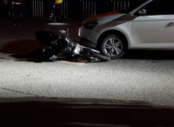 Wypadek w Krzanowicach. Kierowca osobówki nie ustąpił pierwszeństwa [FOTO]
