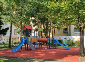 Nowe place zabaw w raciborskich przedszkolach