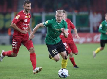 Kolejna porażka GKS-u Jastrzębie. Piłkarze przegrali mecz z Widzewem Łódź 1:3