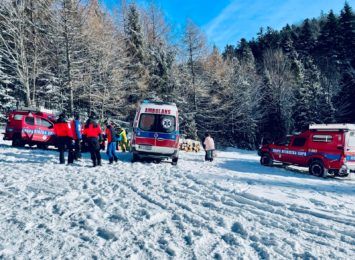 GOPR podsumował święta w Beskidach. 9 wypadków górskich, 28 na trasach narciarskich