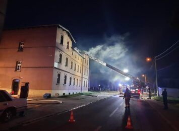 Pożar przy Ogrodowskiego w Rybniku. Kobieta podtruta dymem