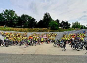 Wodzisław Śląski: Blisko 600 osób pojechało w Powiatowym Rajdzie Rowerowym, potem bawiło się na Festiwalu Organizacji Pozarządowych [FOTO]