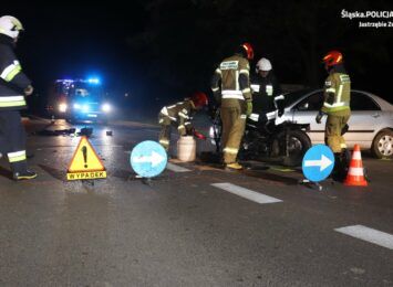 Wypadek z udziałem motocyklisty w Jastrzębiu-Zdroju. Mężczyzna zmarł w szpitalu