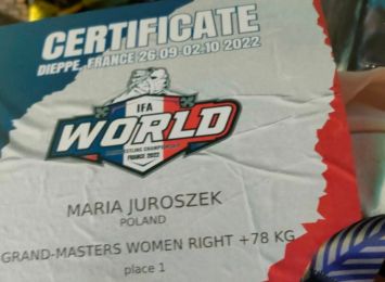 Maria Juroszek mistrzynią świata w armwrestlingu