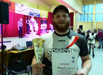 Armwrestling: Górnik Radosław Fajkis jednym ze zwycięzców turnieju w Marklowicach