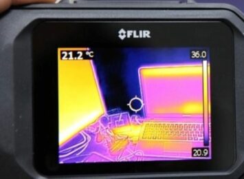 Pomiar kamerą termowizyjną w Rydułtowach, Badania kamerą termowizyjną w Mszanie