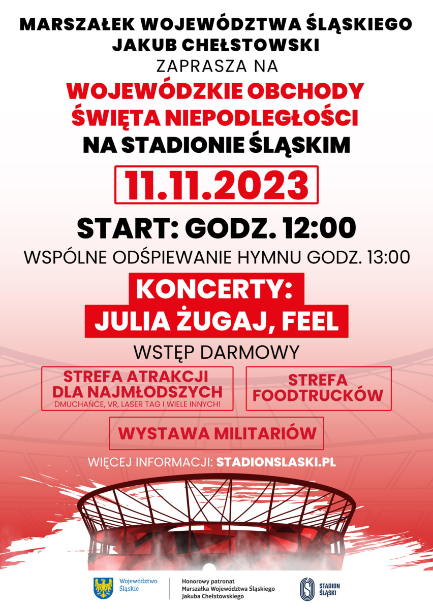 11 listopada: Święto Niepodległości na Stadionie Śląskim