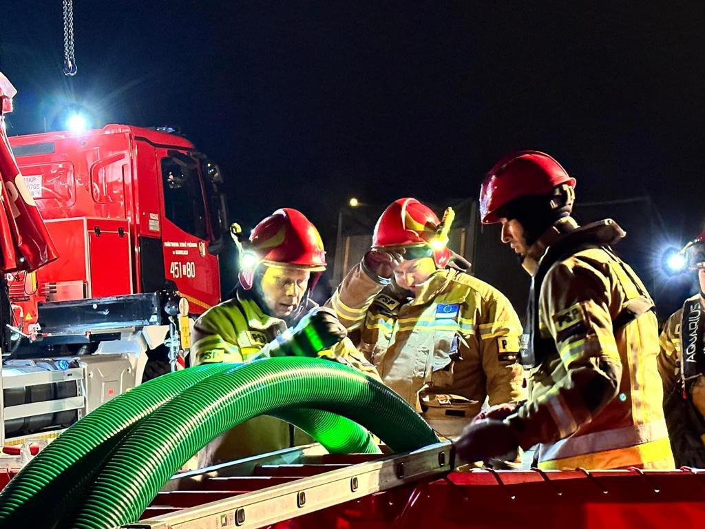 Międzynarodowe ćwiczenia strażaków w Ostrawie. "Nasi" dziś wracają do domu