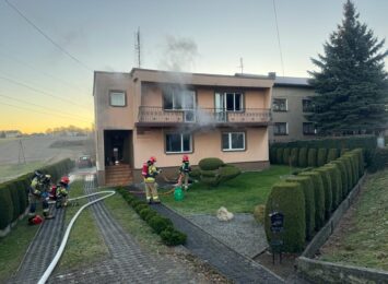 Pożar domu w Jastrzębiu