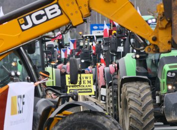 Protest rolników w Cieszynie